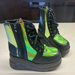 Halloween or Rave platform boots